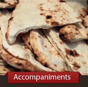 View our Accompaniments Menu - Daal, Bread, and more