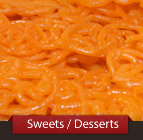 View our Sweets Menu